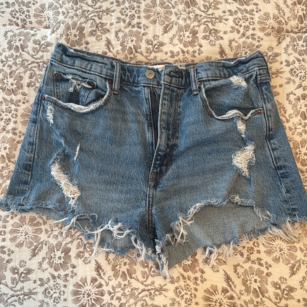 Denim shorts